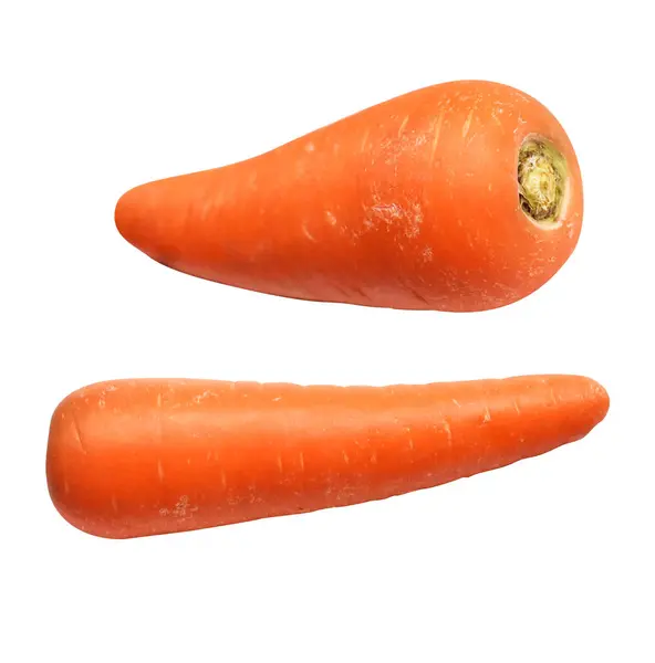 Zanahoria Aislada Con Ruta Recorte Sin Sombra Fondo Blanco Verduras —  Fotos de Stock