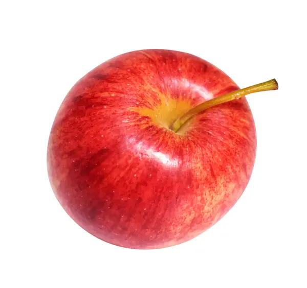 Kırmızı Gala Elması Kırpma Yolu Ile Izole Edilmiş Beyaz Arka — Stok fotoğraf