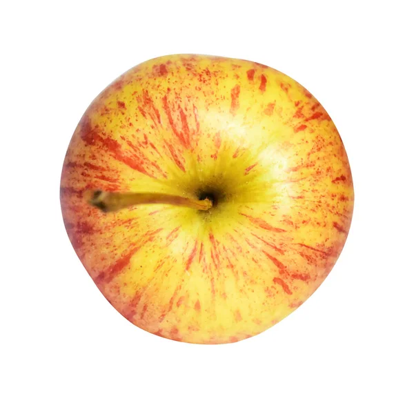 红色的喜庆苹果 有切碎的路径 没有白色背景的阴影 新鲜的水果 — 图库照片