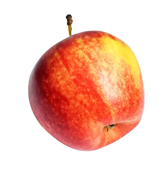 Kırmızı Gala Elması Kırpma Yolu Ile Izole Edilmiş Beyaz Arka — Stok fotoğraf