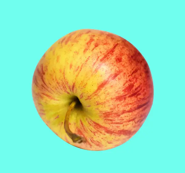 Pomme Gala Rouge Isolée Avec Chemin Coupe Pas Ombre Dans — Photo