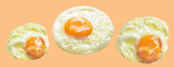 Kırpma Yolu Ile Izole Edilmiş Yumurta Krema Arkaplanda Gölge Yok — Stok fotoğraf
