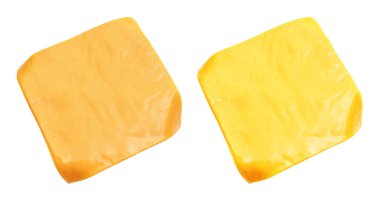 Peynir dilimi burger izole edilmiş kırpma yolu, beyaz arkaplanda gölge yok