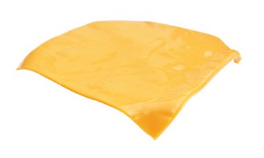 Peynir dilimi burger izole edilmiş kırpma yolu, beyaz arkaplanda gölge yok