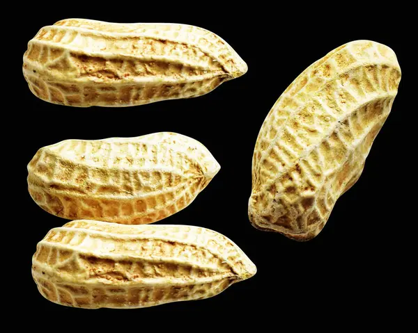 Kesme yolu ile izole edilmiş fıstıklar, siyah arka planda gölge yok, yemek malzemeleri, sağlıklı yiyecekler.