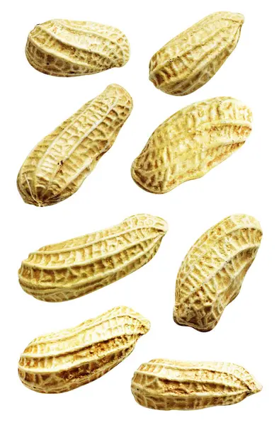 Kesme yolu ile izole edilmiş fıstıklar, beyaz arka planda gölge yok, yemek malzemeleri, sağlıklı yiyecekler.