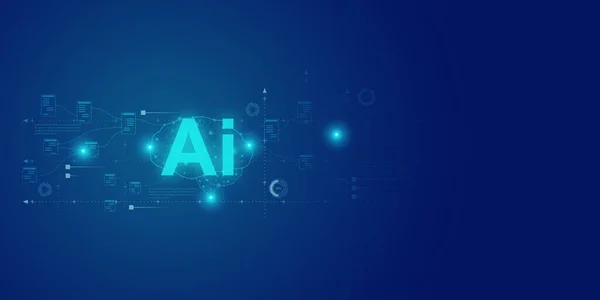 Inteligencia Artificial Autoaprendizaje Mejora Desarrollo Solución Problemas Tareas Tecnología Del —  Fotos de Stock