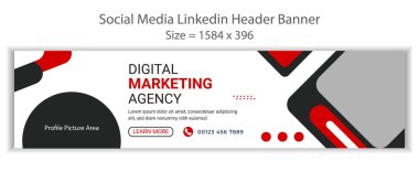 Linkedin afişi, linkedin kapak tasarımı için arkaplan,