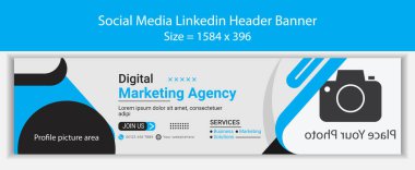LinkedIn profesyonel LinkedIn kapak fotoğrafı arkaplanı