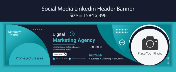 LinkedIn profesyonel LinkedIn kapak fotoğrafı arkaplanı