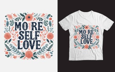 Daha çok aşk özdeşliği tişörtü tasarım vektörü illüstrasyonundan alıntılar