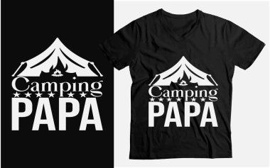 Papa Classic Kamp Tişörtü Tasarımı Papa için