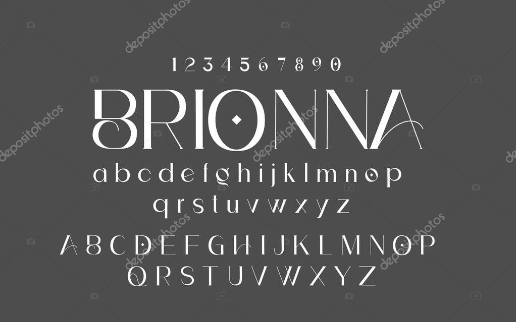 Vector font illustration Typography urban style  for fashion, sport, technology, digital, music, movie, logo design,