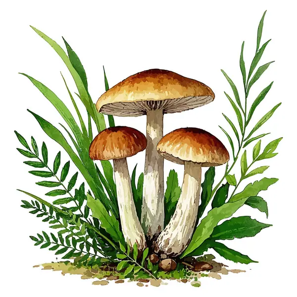 Suluboya mantar ve mantar..