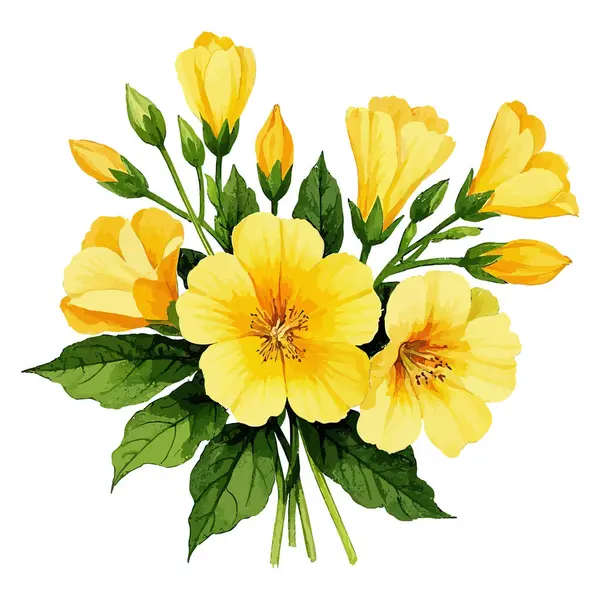 Beyaz arka plan üzerinde izole güzel sarı çiçek