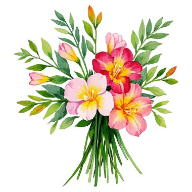 vektör illüstrasyon çiçek sanatı