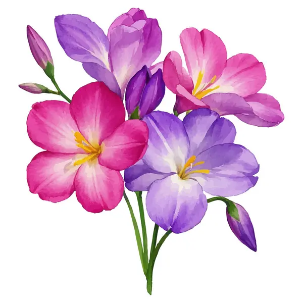 güzel çiçekler suluboya resim