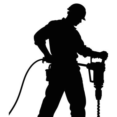 Matkaplı bir adamın silueti..