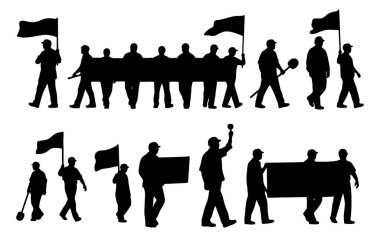 İşçi Hakları Protesto ve Dayanışma Silüetleri