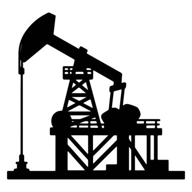 Enerji Endüstrisi Platformu Siluetleri