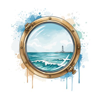 Denizcilik Temalı Pencere Resimlerinin Koleksiyonu
