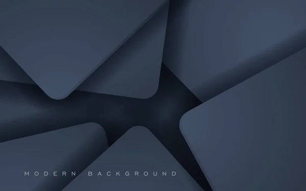 Modern Abstract Papercut Black Triangle Overlap Layers Texture Background Eps10 — Διανυσματικό Αρχείο