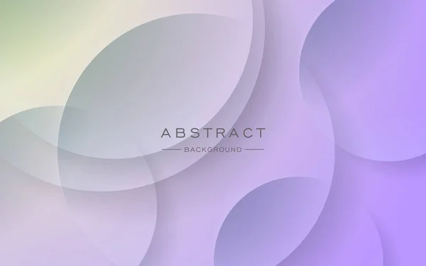 Moderne Dynamique Violet Doux Cercle Forme Ombre Lumière Dimension Fond — Image vectorielle