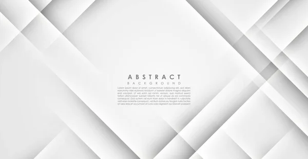 Abstrakt Modern Vit Grå Diagonal Rand Med Skugga Och Ljus — Stock vektor