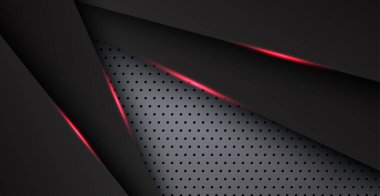 soyut açık mavi siyah uzay çerçeve düzeni teknoloji üçgeni konsepti gri doku arka planı. eps10 vektörü