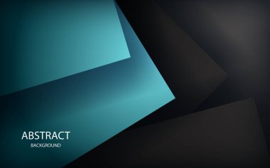 metin ve mesaj tasarımı modern web sitesi için yeşil arkaplan örtüşen boyut gri vektör illüstrasyon mesaj panosu