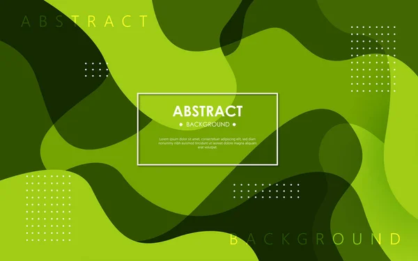 Minimal Abstract Dynamisches Grün Strukturiertes Hintergrunddesign Stil Mit Oranger Farbe — Stockvektor