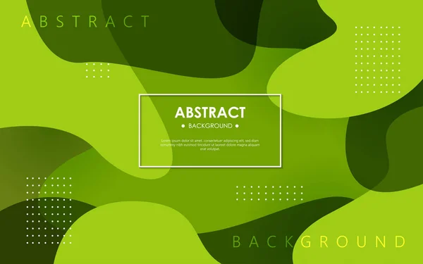 Minimal Abstract Dynamisches Grün Strukturiertes Hintergrunddesign Stil Mit Oranger Farbe — Stockvektor