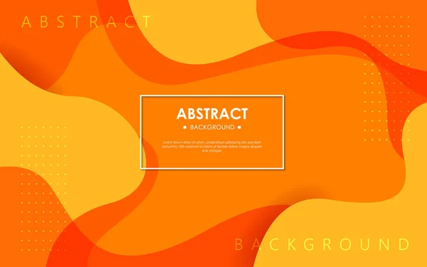 Minimal Abstarct Dynamische Orange Strukturierte Hintergrundgestaltung Stil Mit Orangefarbener Farbe — Stockvektor