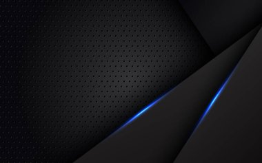 soyut açık mavi siyah uzay çerçeve düzeni teknoloji üçgeni konsepti gri doku arka planı. eps10 vektörü