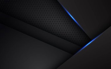 soyut açık mavi siyah uzay çerçeve düzeni teknoloji üçgeni konsepti gri doku arka planı. eps10 vektörü