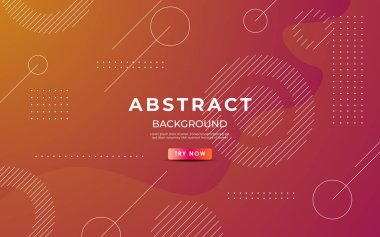 Soyut kırmızı turuncu gradyan dalgalı gölge sıvı geometrik şekil bileşimi arka plan. eps10 vektörü