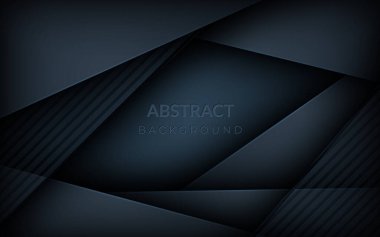 abstract dark background gradient shapes. navy blue modern texture background