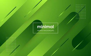 minimal abstract green gradient color shape geometric background. eps10 vector