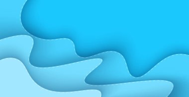 Gradyan vektör pankartıyla 3D kağıt kesim katmanları. Web sitesi şablonu için soyut kağıt kesimi sanat arkaplan tasarımı. Topografi haritası konsepti veya pürüzsüz origami kağıt kesiği