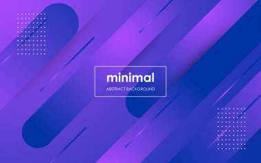 minimal abstract purple blue gradient color shape geometric background. eps10 vector