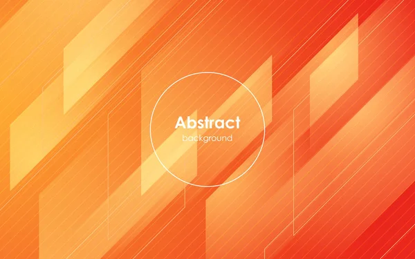 Orangefarbener Abstrakter Geometrischer Hintergrund Modernes Formkonzept Eps10 Vektor — Stockvektor