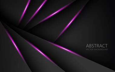 soyut açık turuncu siyah uzay çerçeve düzeni teknoloji üçgeni konsepti gri doku arka planı. eps10 vektörü