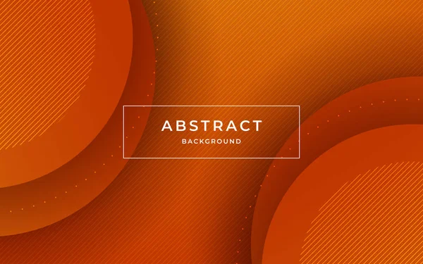 Минимальная Абстрактная Оранжевая Форма Круга Перекрывает Слои Геометрического Динамического Фона — стоковый вектор