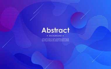 soyut mor mavi sıvı renk gradyan dalgalı geometrik sıvı şekil arkaplanı. eps10 vektörü