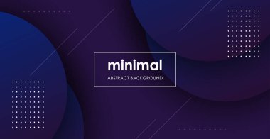 Asgari soyut koyu mor daire şekli katman katman geometrik dinamik zemin örtüşüyor. eps10 vektörü