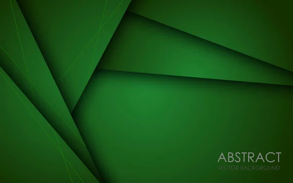 Abstrakte Grüne Farbverlauf Papercut Überlappen Ebenen Hintergrund Eps10 Vektor lizenzfreie Stockvektoren