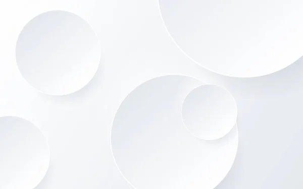 Moderne Dynamische Weiße Graue Kreisform Schatten Und Licht Dimension Hintergrund lizenzfreie Stockillustrationen