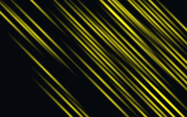 Astratto Nero Con Luce Gialla Sfondo Illustrazione Vettore Eps10 — Vettoriale Stock