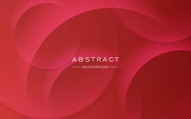 Modern dinamik kırmızı daire şekil gölgesi ve ışık boyut arka planı. eps10 vektörü