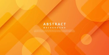 Minimum turuncu renkli sıvı geometrik arkaplan, daire şeklinde. eps10 vektörü
